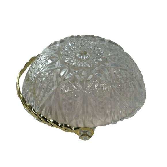 Mikasa Tender Rose Glass Mini Handled Basket Candy Dish WY941/524 with Box - Picture 7 of 10